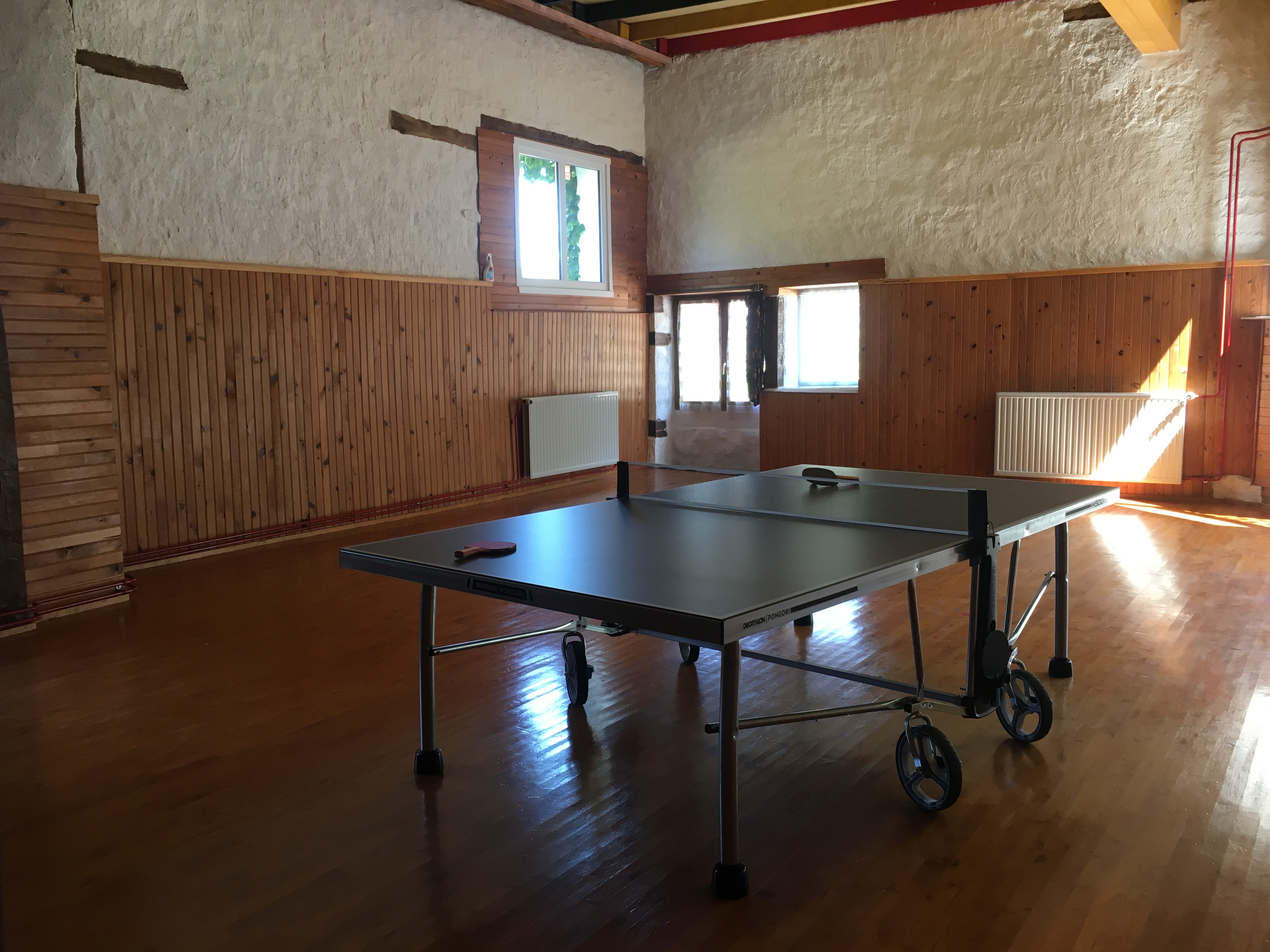 Photo de la table de ping-pong du Gîte la Pierre